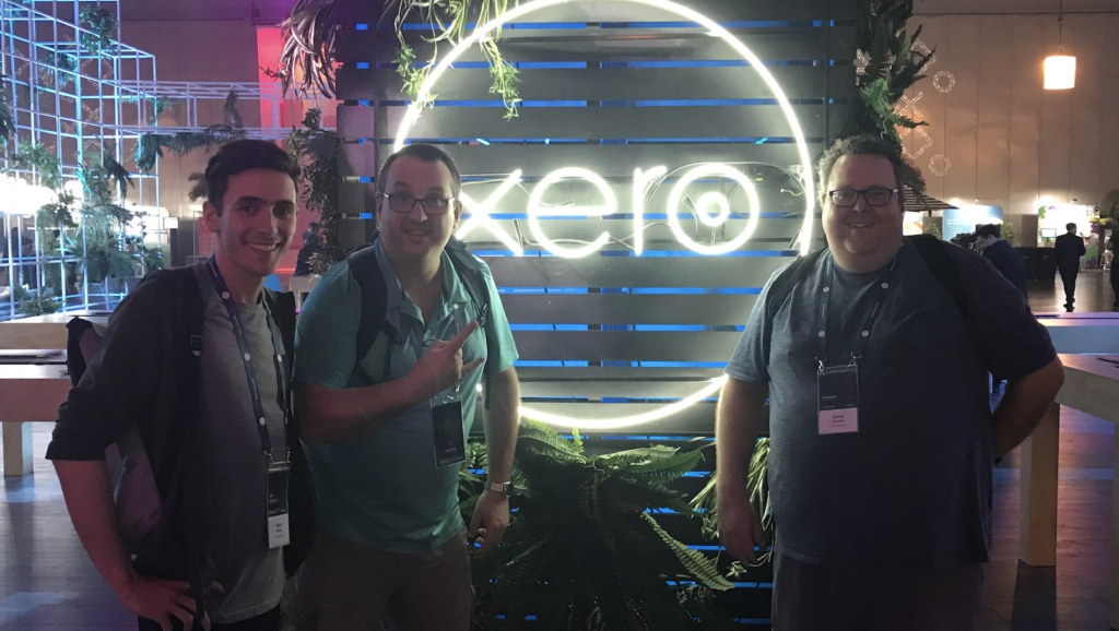 Xero accounting software. Team members at Xerocon 2018.
