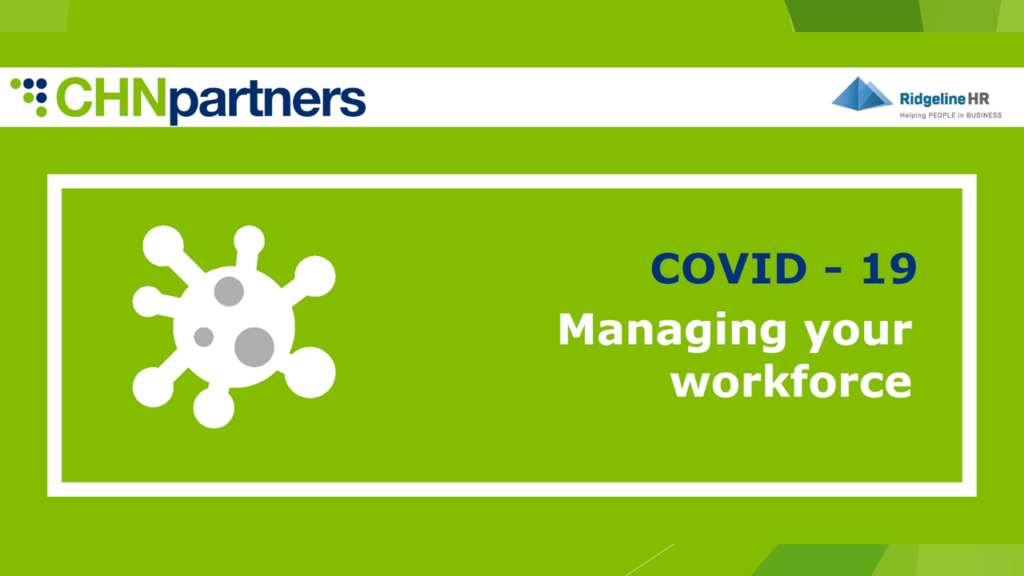 How to manage your workforce during covid-19.